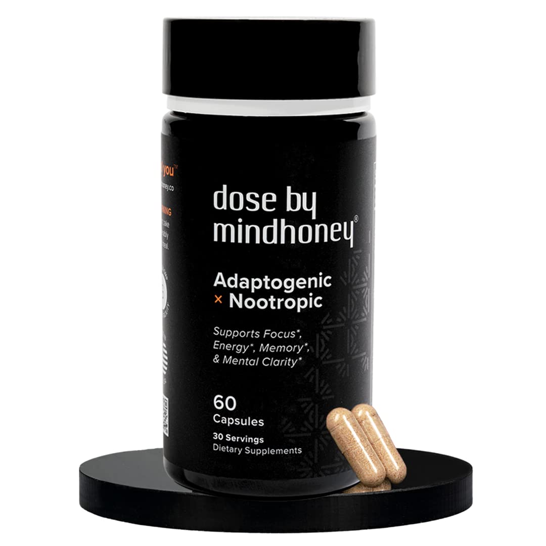 MINDHONEY envase delantero DOSE mostrando diseño y beneficio enfoque