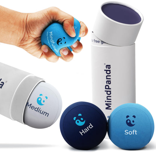 MindPanda pack frontal con tres pelotas para múltiples resistencias y terapia