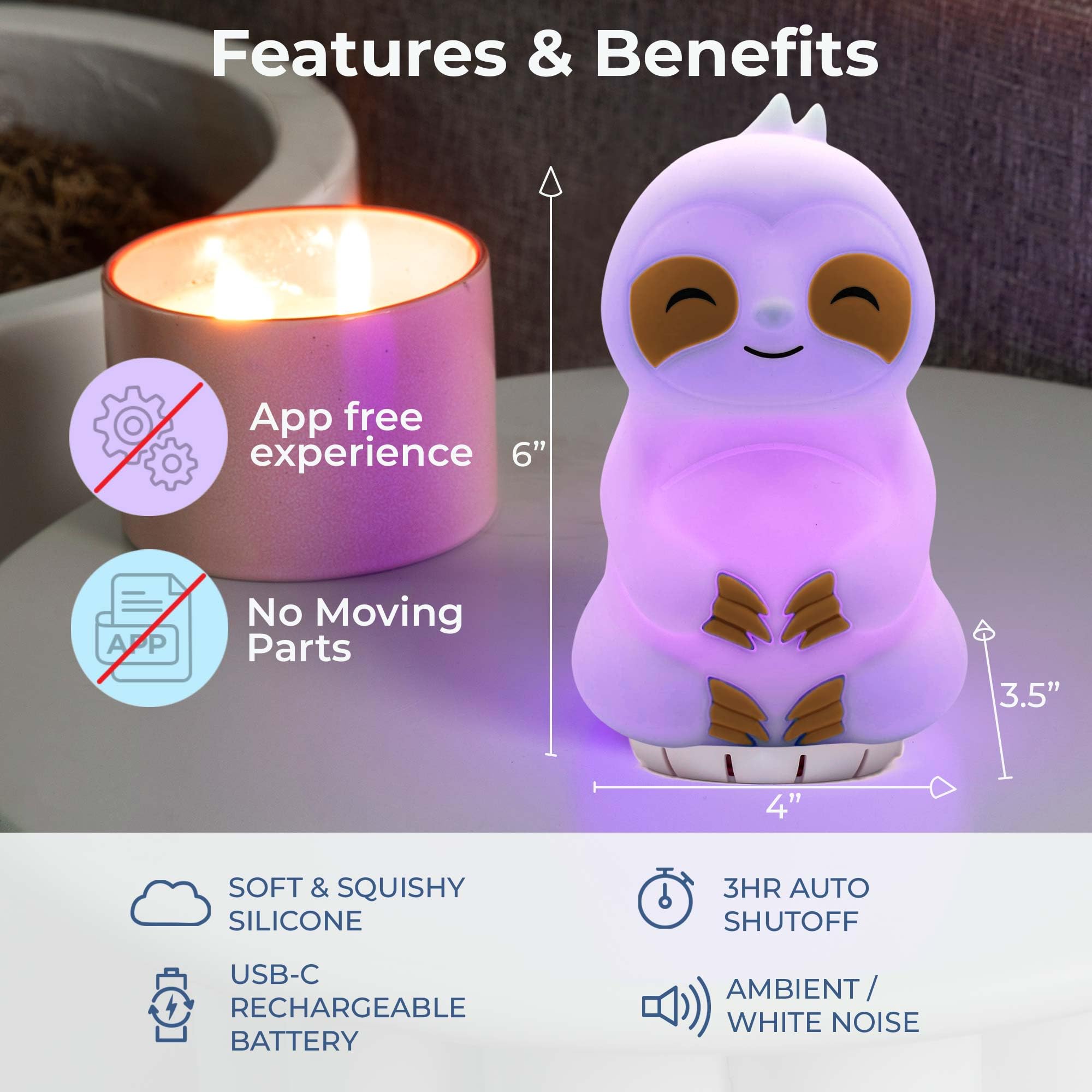 Mindsight Breathing Buddha tamaño comparado con mano para escala práctica