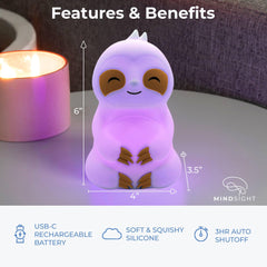 Mindsight Breathing Buddha en uso sobre escritorio para mejorar concentración