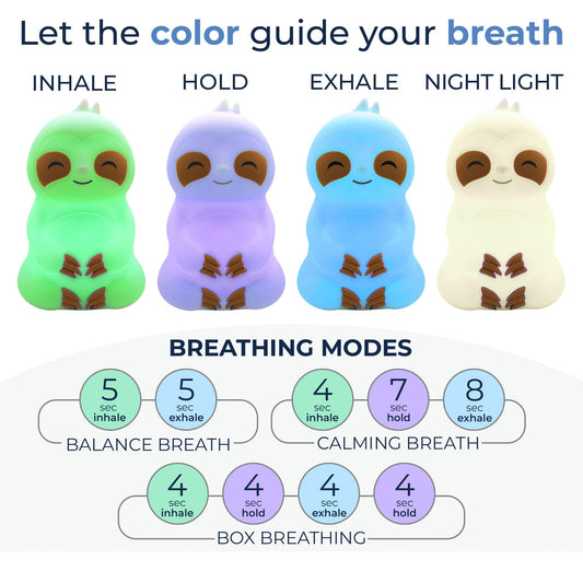 Mindsight Breathing Buddha detalle de silicona suave que facilita agarre cómodo