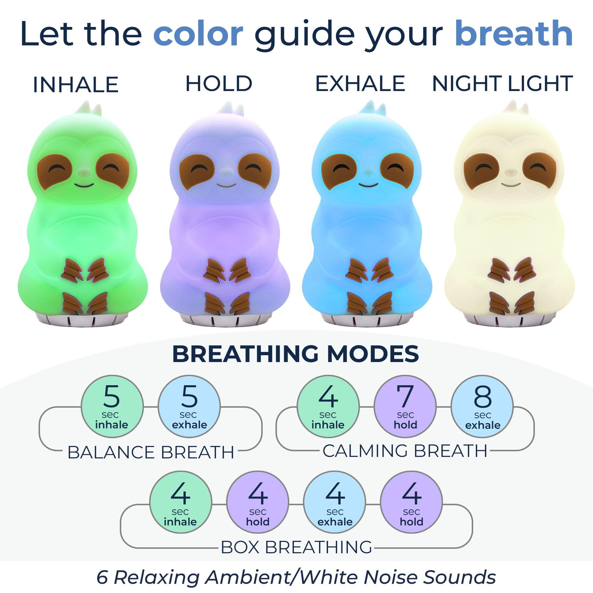 Mindsight Breathing Buddha textura de silicona suave que invita a tocar