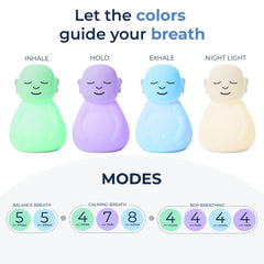Mindsight Buda detalle de silicona suave, sensación táctil y duradera