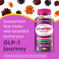 MiraFIBER gominola partida para ver interior y textura masticable