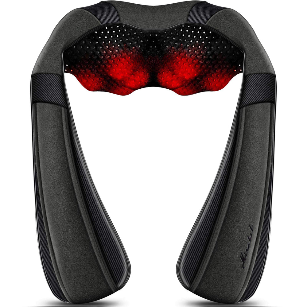 Mirakel vista frontal del masajeador mostrando controles y forma ergonómica, confort inmediato