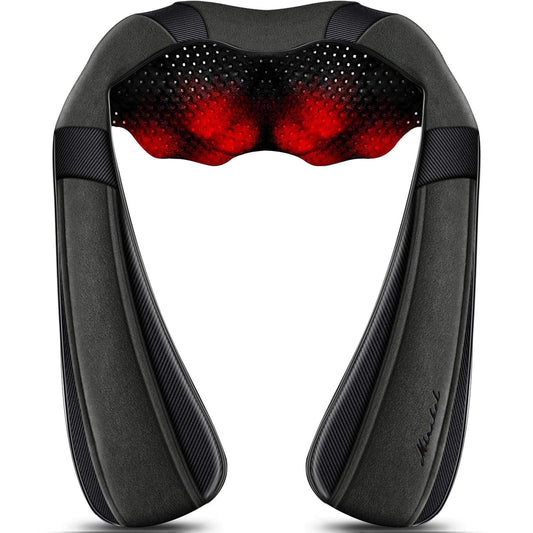 Mirakel vista frontal del masajeador mostrando controles y forma ergonómica, confort inmediato