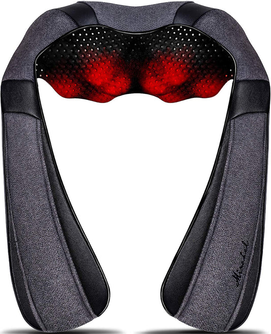 Mirakel vista frontal del masajeador de cuello, alivio cómodo inmediato