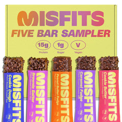 Misfits frente del paquete mostrando variedad y beneficio práctico
