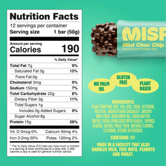 Misfits primer plano del centro cremoso de menta mostrando textura apetecible