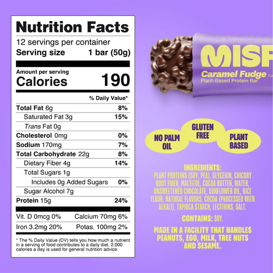 Misfits primer plano del centro fudge enfatizando textura y sabor