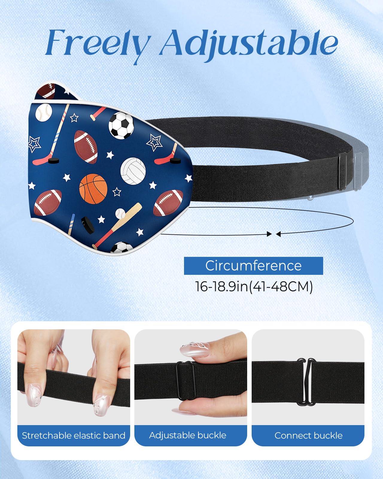 Miss Adola máscara ligera, ideal para noches tranquilas de los niños