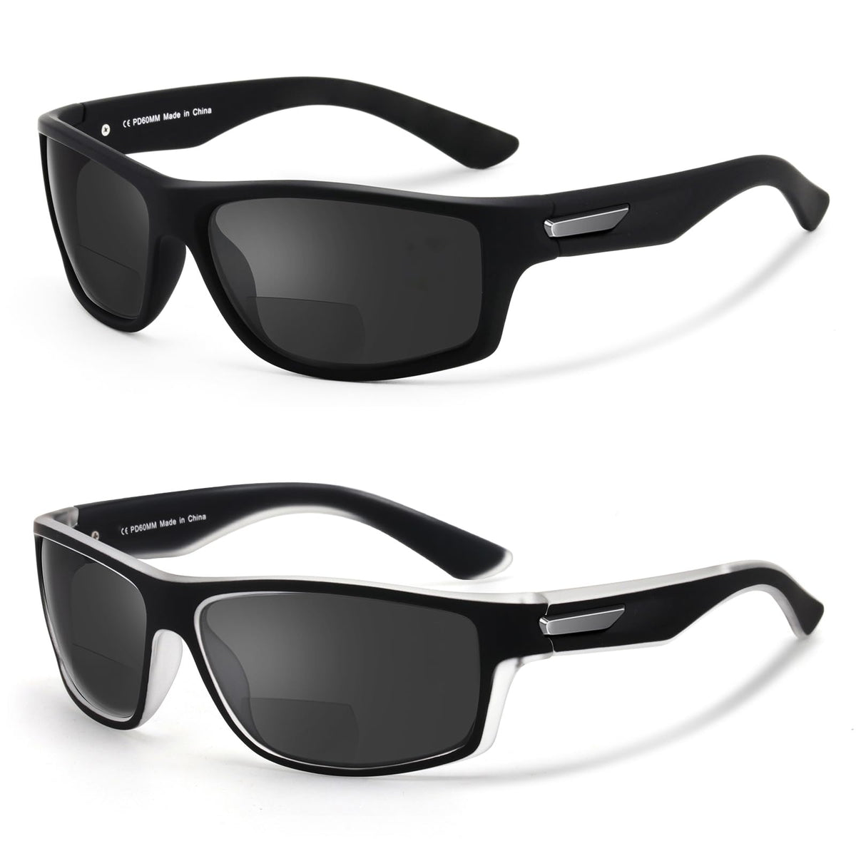 Missfive vista frontal mostrando ambas monturas y estilo deportivo para uso diario