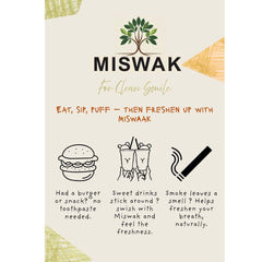 MISWAK sticks dentro de un neceser, ideal para viajar