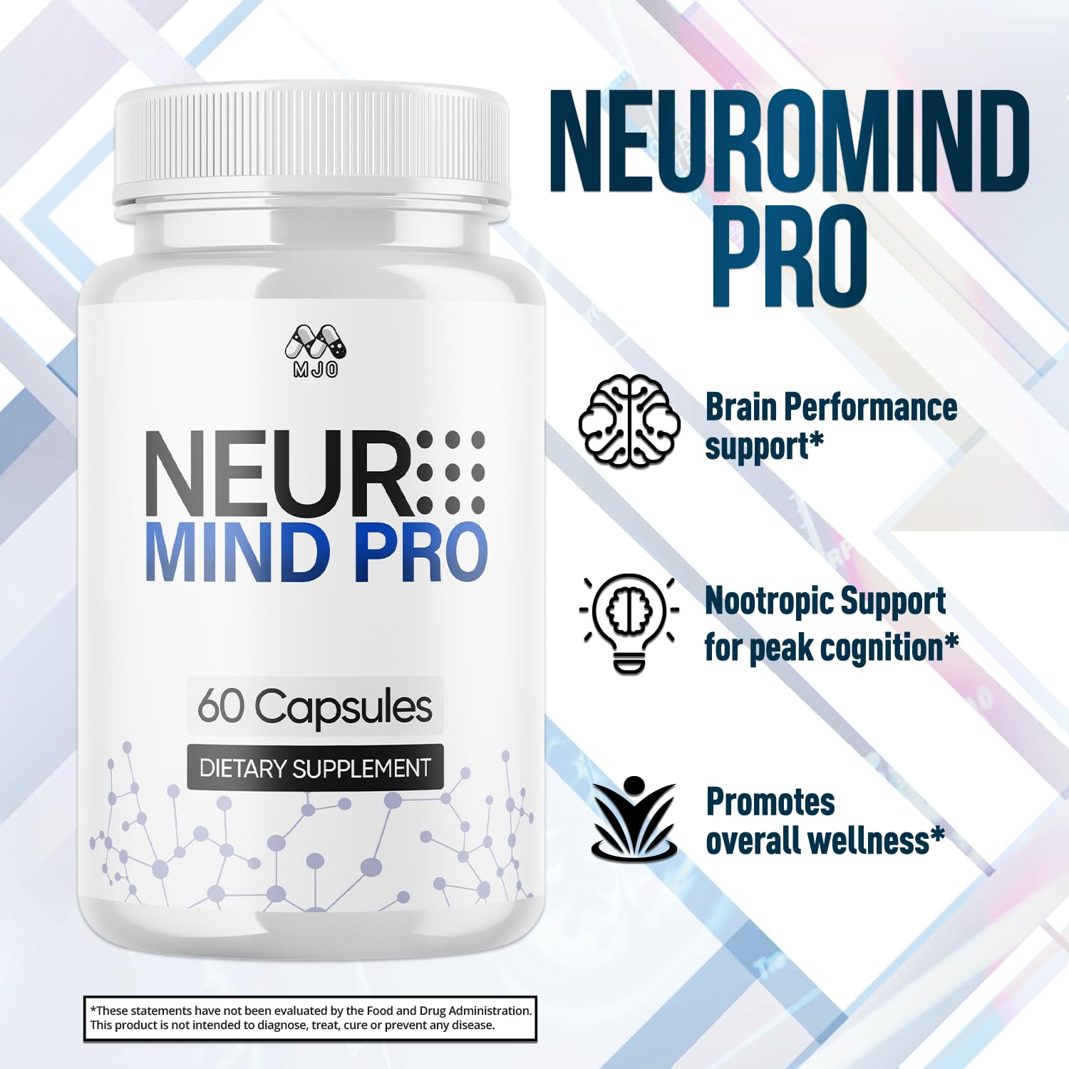 MJO Neuro Mind Pro comparación de tamaño para evaluar la porción diaria