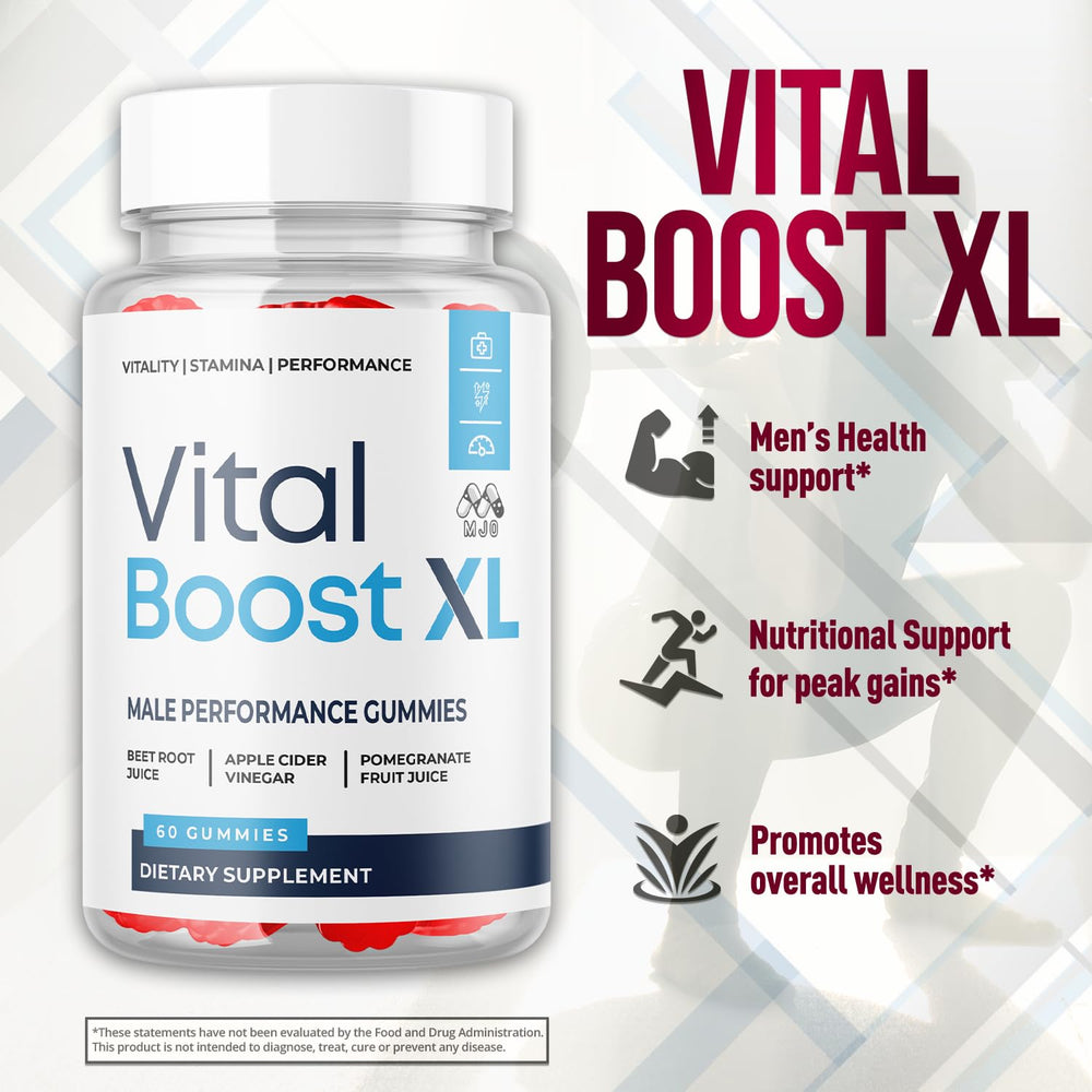 MJO Vital Boost XL gomitas apiladas mostrando consistencia masticable