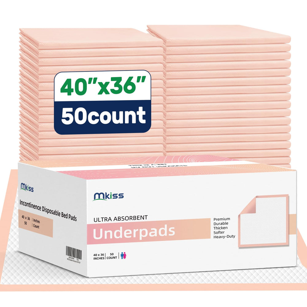 MKISS empaque frontal mostrando 50 protectores, tranquilidad prolongada