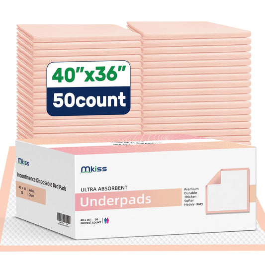 MKISS empaque frontal mostrando 50 protectores, tranquilidad prolongada