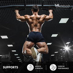 Atleta tomando ML Naturals antes del entrenamiento para rendimiento inmediato