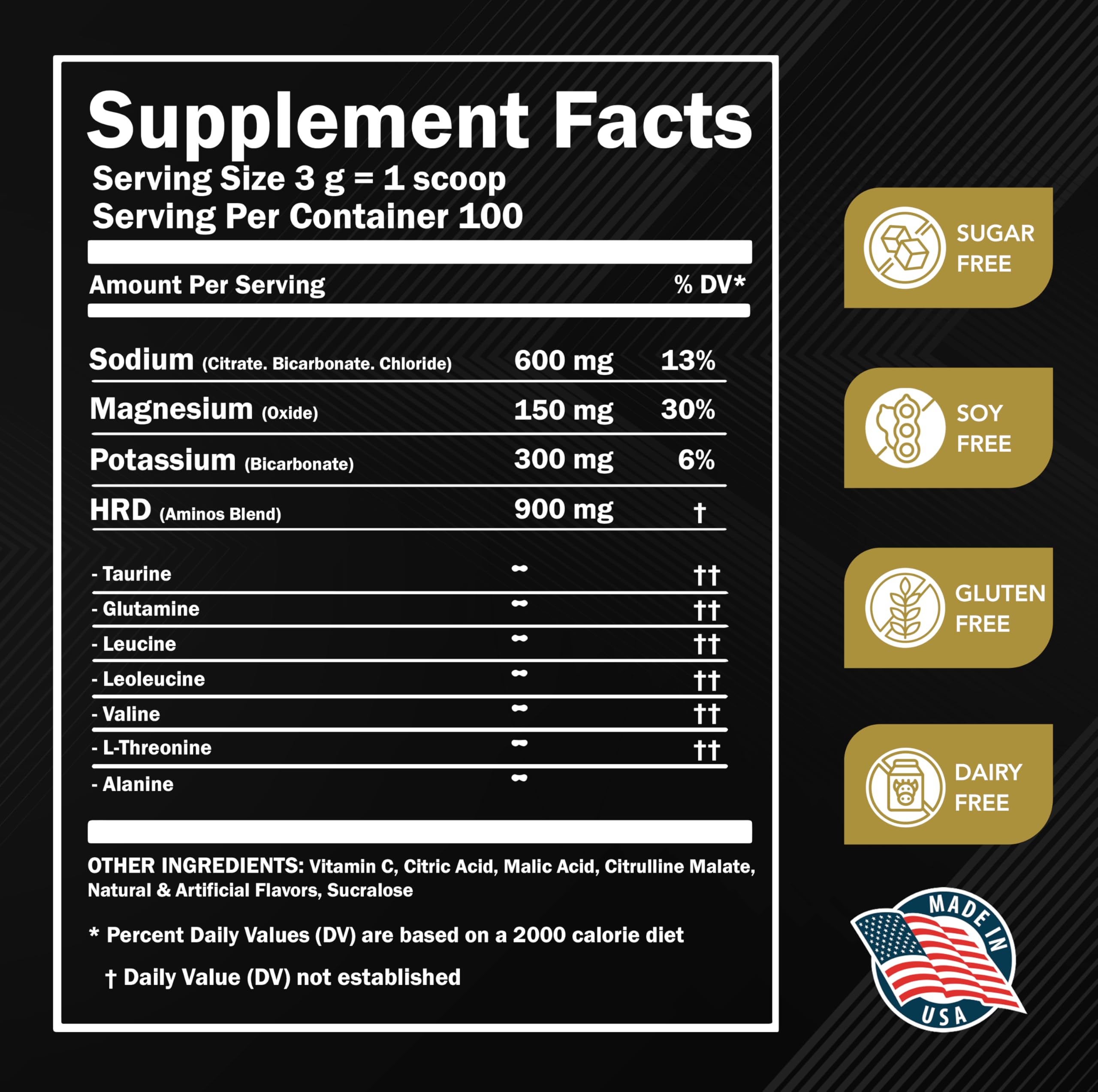 MMA Nutrition envase junto a mano para comparar tamaño y ahorro por ración