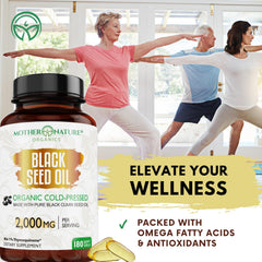 Mother Nature Organics cápsula cortada revela aceite concentrado puro