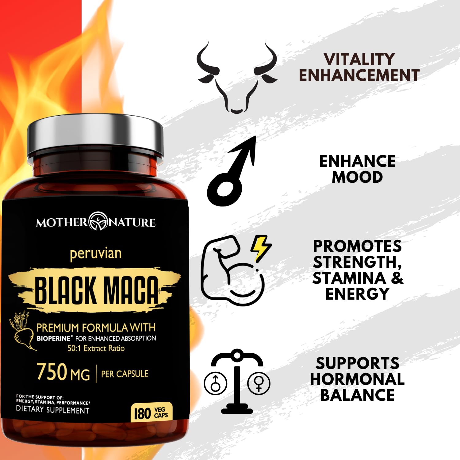 Mother Nature Organics producto en uso por deportista, apoyo a la energía durante entrenamiento