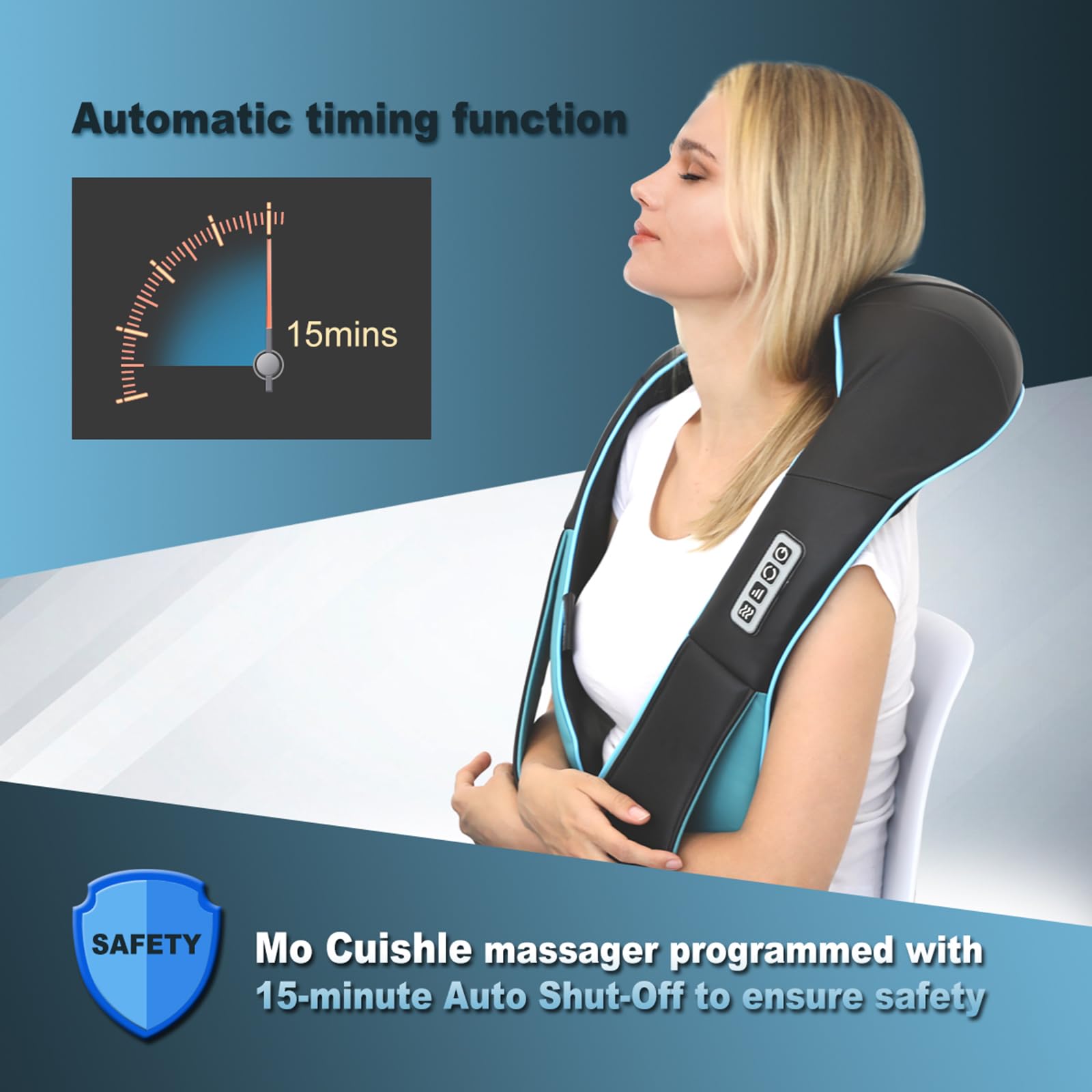 Mo Cuishle asas ergonómicas para controlar la presión del masaje