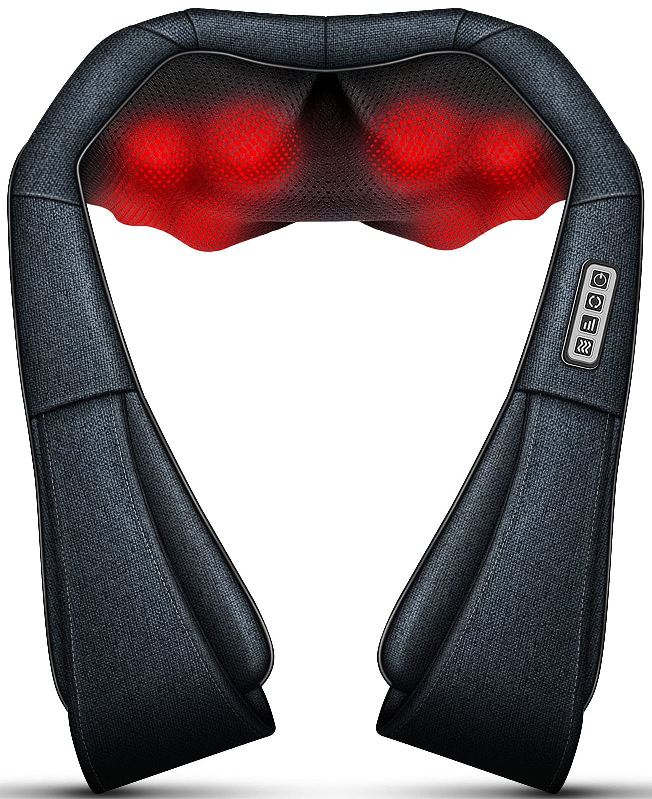 Mo Cuishle vista frontal del masajeador mostrando forma ergonómica y portabilidad