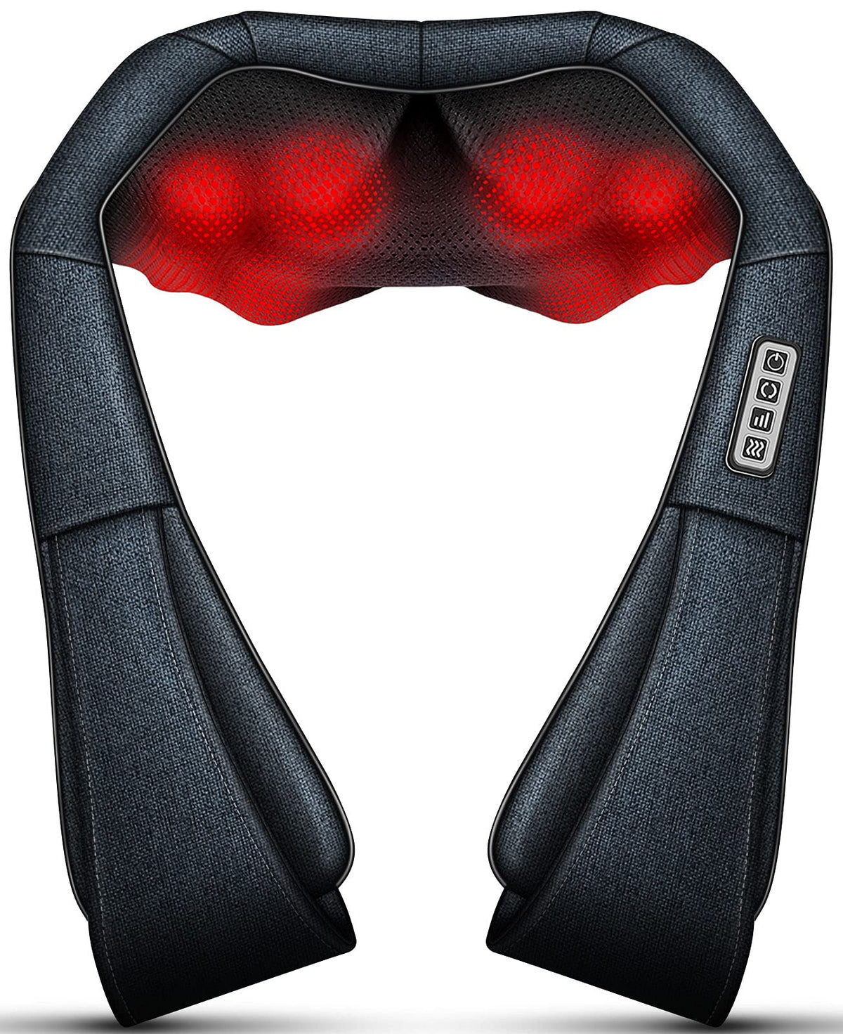 Mo Cuishle vista frontal del masajeador mostrando forma ergonómica y portabilidad