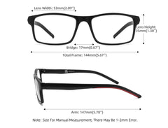 MODFANS gafas en uso leyendo tablet para menor fatiga visual