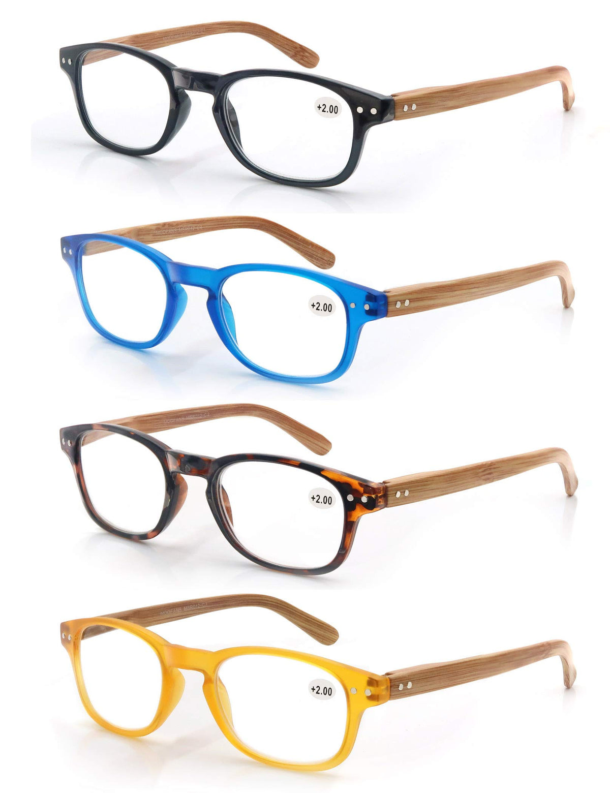MODFANS frontal del pack con cuatro pares, muestra diseño elegante y utilidad