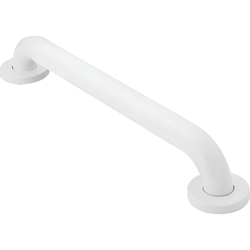 Moen Glacier White frontal mostrando diseño limpio y beneficio estético