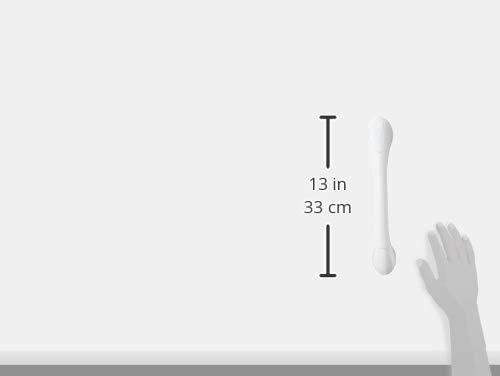 Moen LR2250DW instalada en ducha mostrando soporte estable y estética limpia