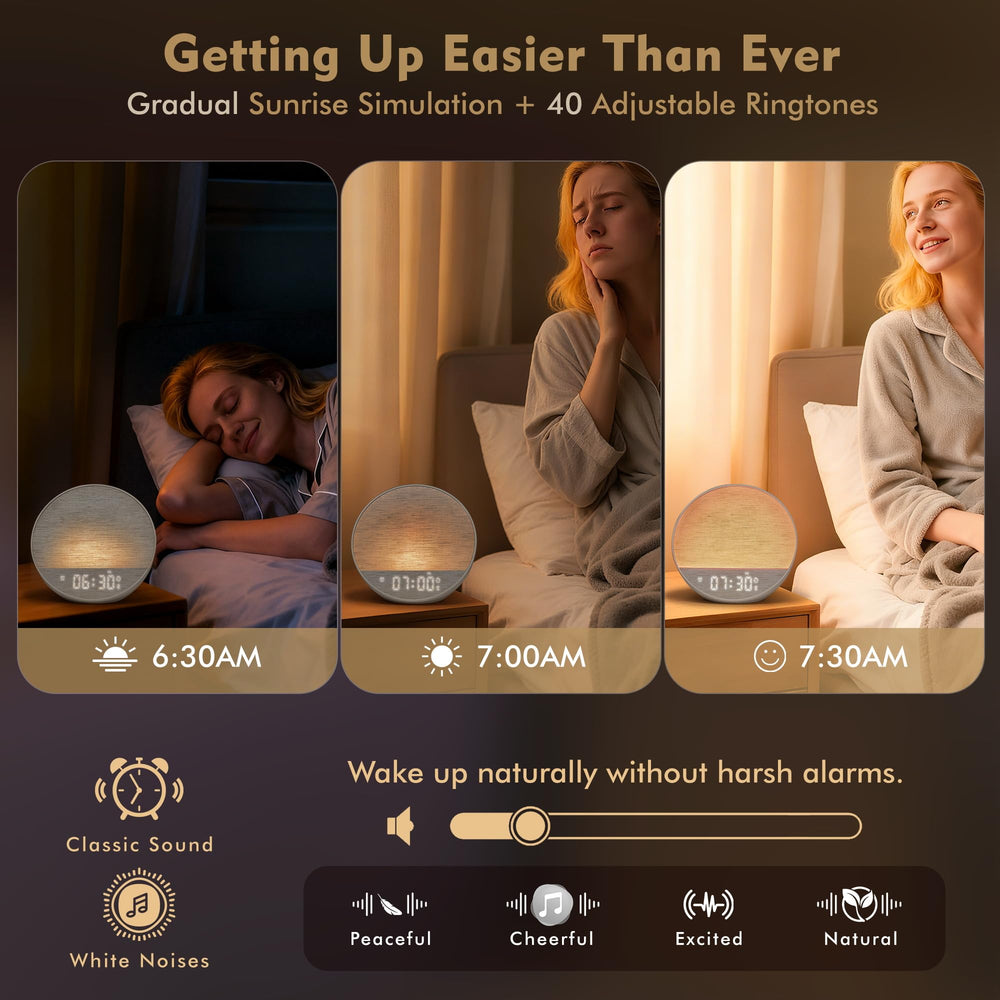 MOFOYEAH display-off mode visible for a dark room while alarm stays on