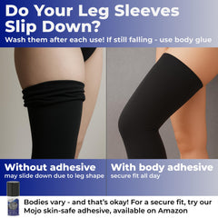 Mojo Compression Socks combinadas con ropa formal para uso diario elegante
