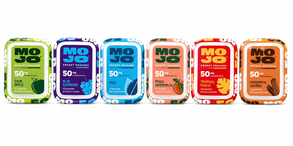 MOJO escena en oficina mostrando energía discreta para jornadas largas
