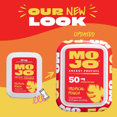 MOJO etiqueta de ingredientes mostrando composición y transparencia