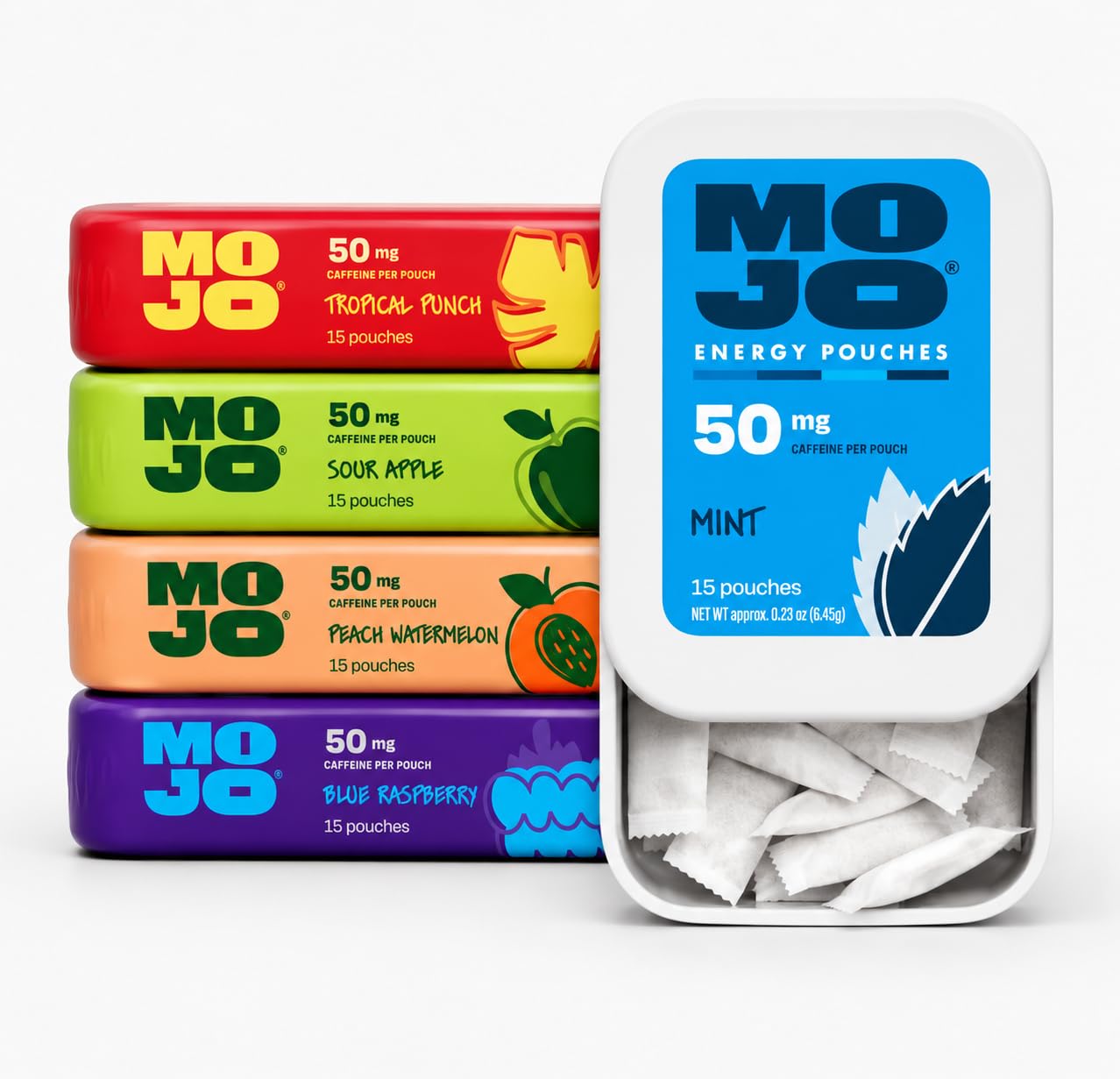 MOJO paquete frontal slider portátil mostrando diseño y conveniencia