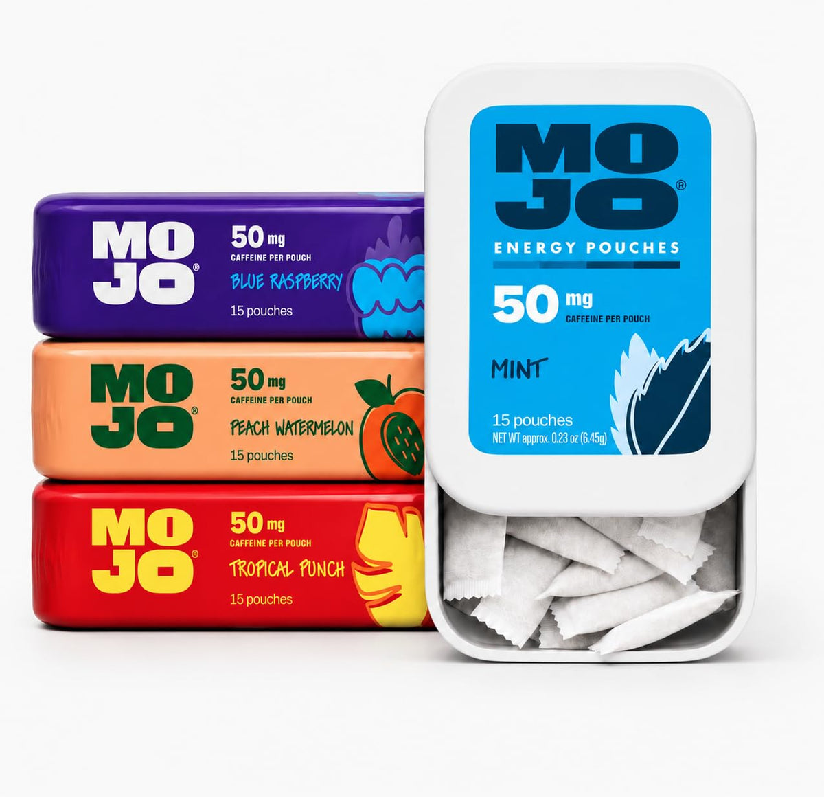 MOJO frontal del slider pack mostrando el diseño y portabilidad
