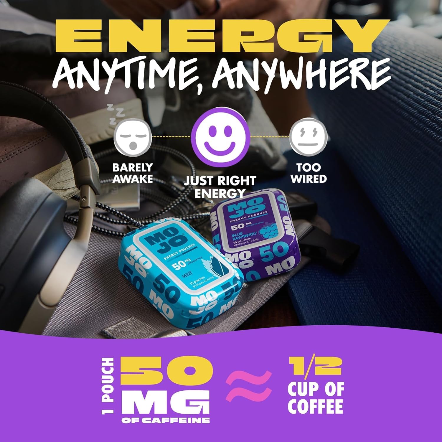MOJO demostración de uso en boca, ventaja de absorción sin líquidos