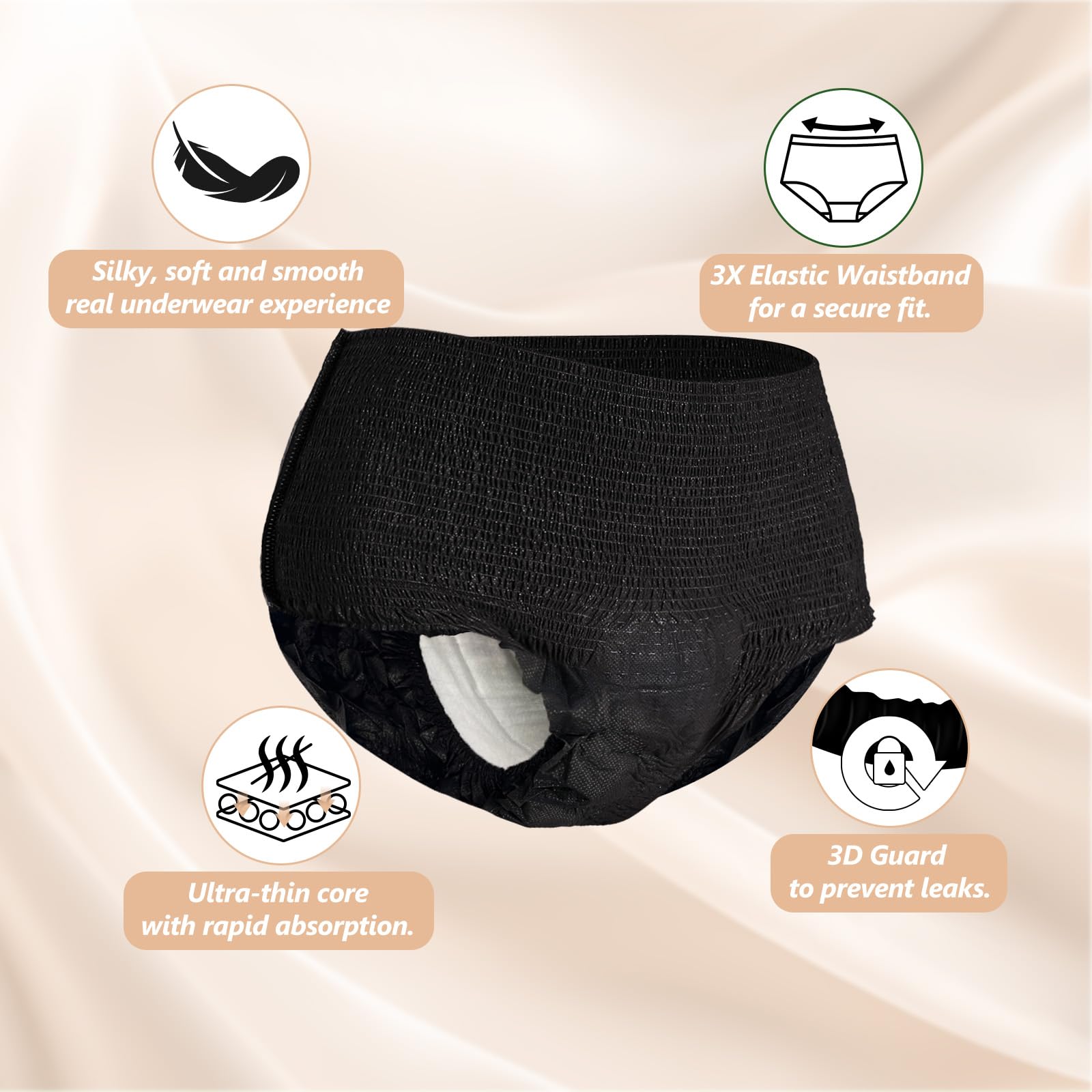 MOLLIS textura de tela no tejida suave y transpirable para piel sensible