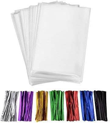 MoloTAR paquete frontal mostrando 200 bolsas transparentes y lazos coloridos para presentación