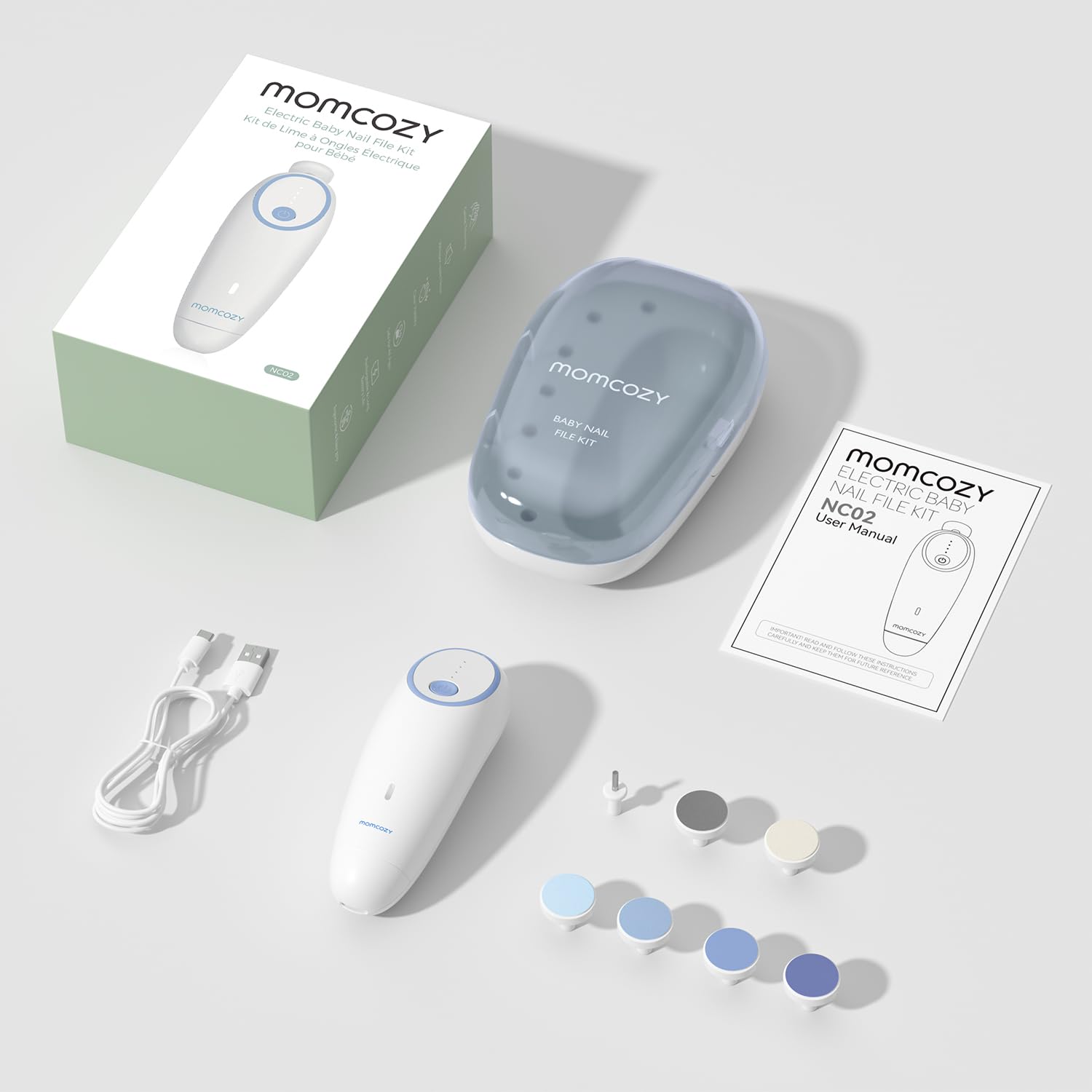Momcozy botón de control de 4 velocidades, ajuste seguro según edad