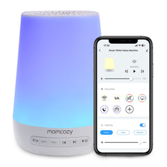 Momcozy frontal del dispositivo mostrando diseño compacto y control fácil