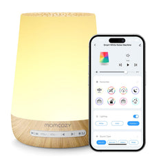 Momcozy frontal del dispositivo mostrando forma compacta y simplicidad de uso