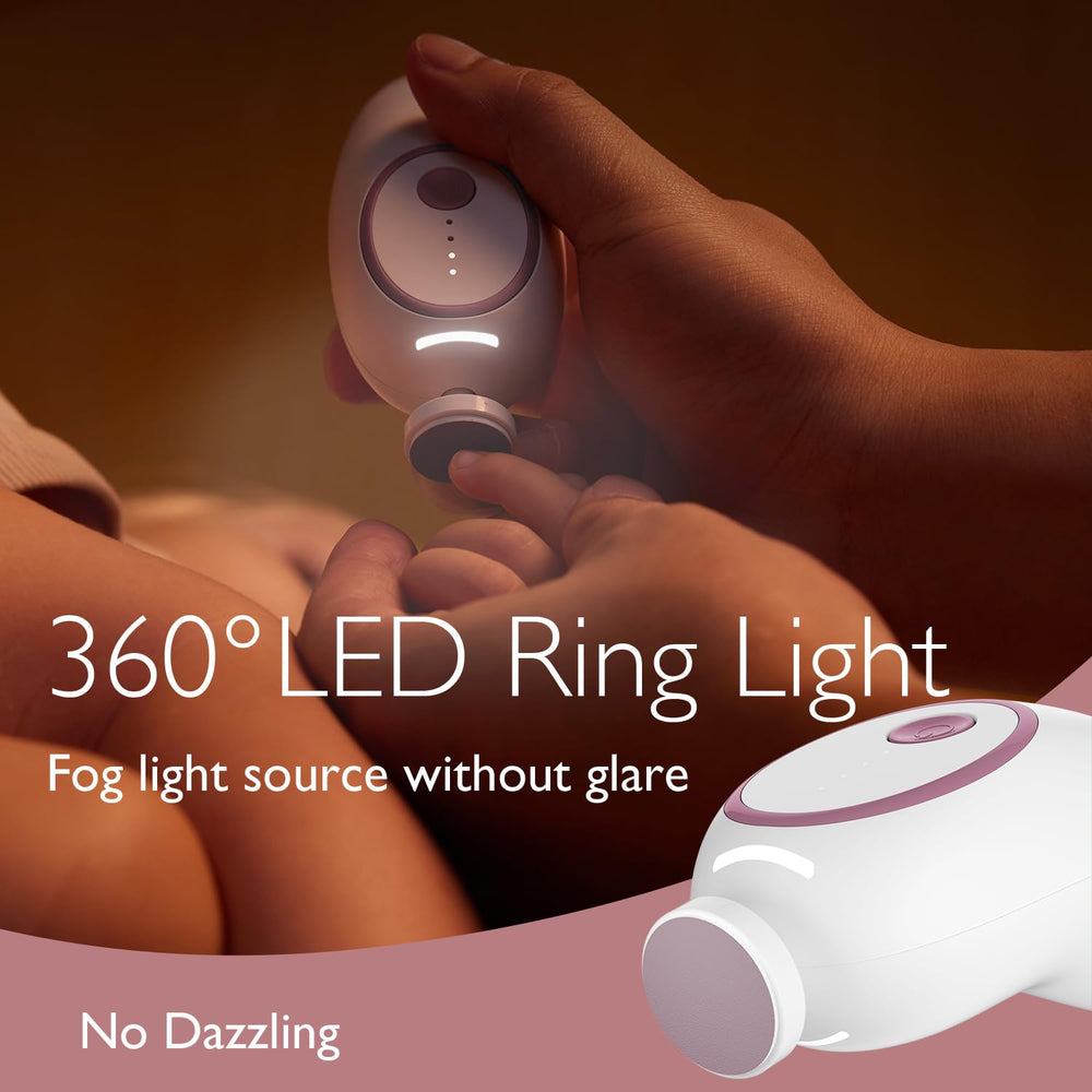 Momcozy luz nocturna difusa para recortar uñas sin deslumbrar