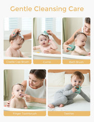 Momcozy mordedor y dedal dental, alivio de encías y limpieza bucal