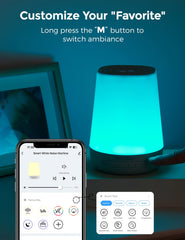 Momcozy panel táctil con botones para ajustes rápidos y sencillos