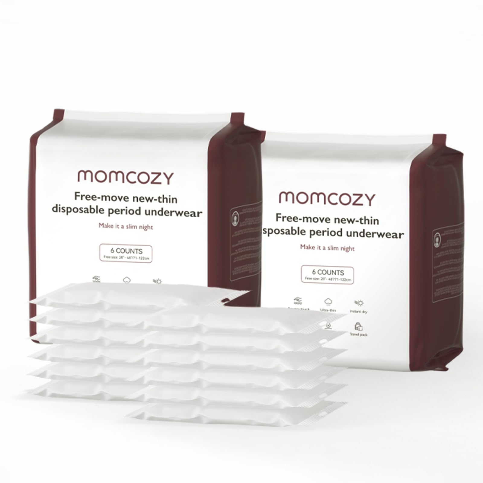 Momcozy empaque individual abierto listo para llevar y usar