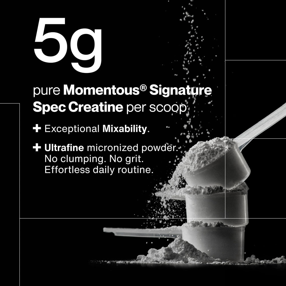 Cucharada de Momentous con 5 g listos para dosificar con precisión