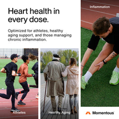 Etiqueta NSF for Sport en botella Momentous indicando control de calidad